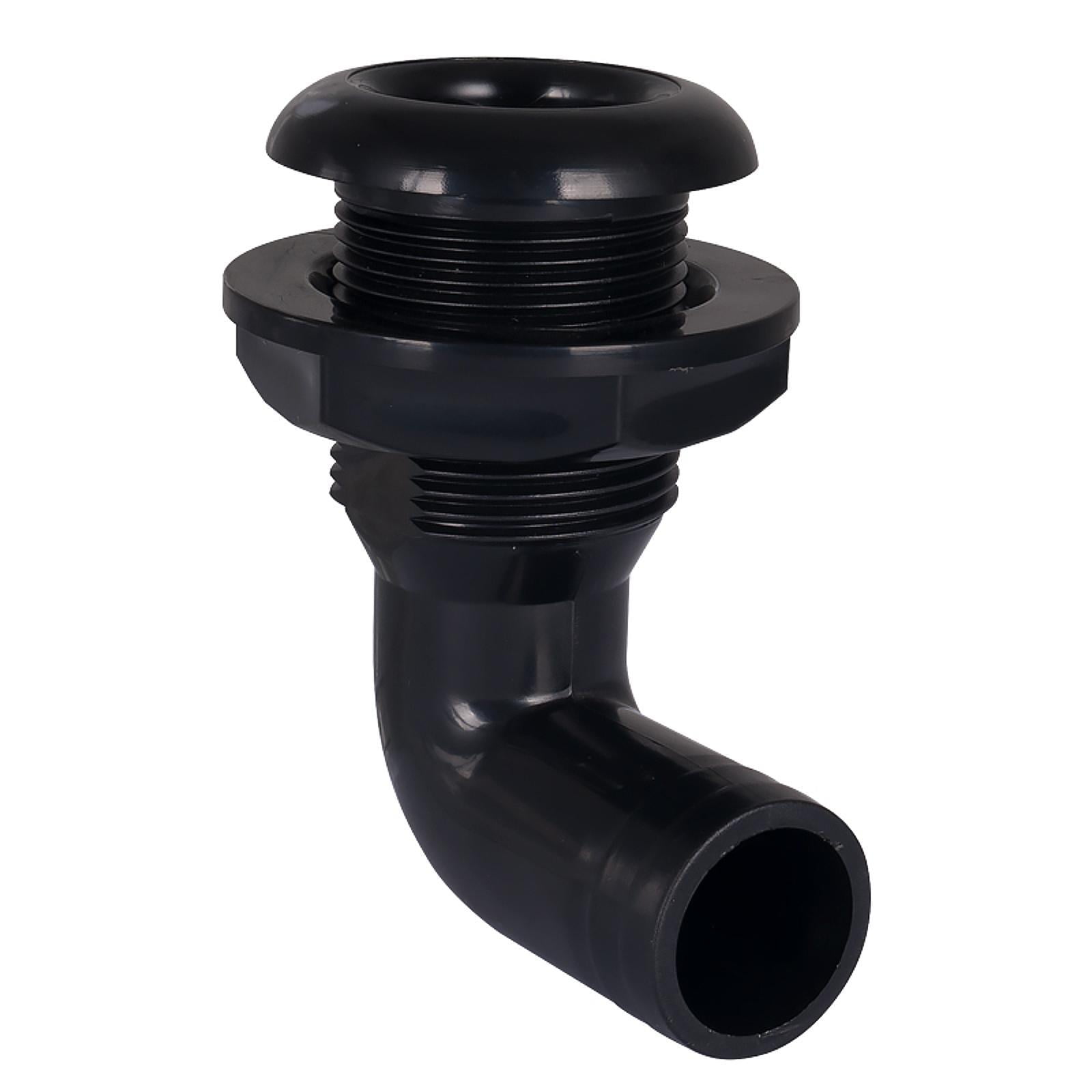 Boat Water Drain Scupper Abs 3/4in White Through Hull Connector Hose Coupling Drain Outlet Replacem | NL