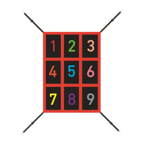 TTETTZ Adjustable Strike Zone Target, Baseball Softball Target, Numbered for Baseball Net Softball Net Catching Hitting