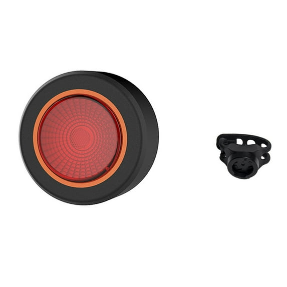 TTETTZ Bicycle Tail Rear Light 5 Modes Smart Brakes Bike Tail Lamp for Mountain Bike Seat Tube Type