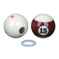 thumbnail image 1 of TTETTZ Billiards Skill Improvement Acrylic with Hole Portable Que Ball Chinese Hole 16mm A, 1 of 9