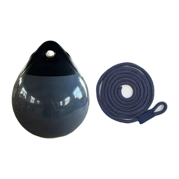 TTETTZ Boat Buoy Ball Multipurpose Round Anchor Buoy for Docking Marking Small Boat Blue Rope