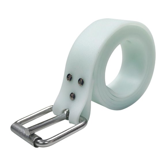 TTETTZ Glow in Dark Diving Weight Belt Adjustable Multipurpose 51.18inch Waist Belt blue