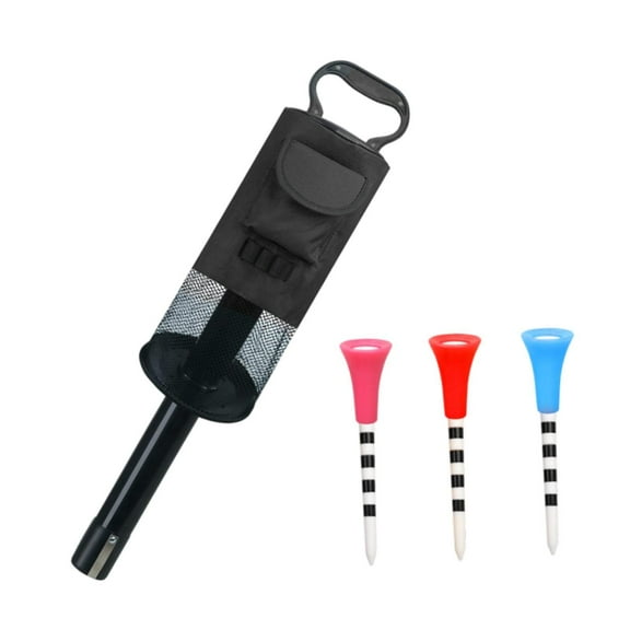 TTETTZ Golf Ball Retriever Golf Ball Collector Picker Large Capacity Golf with Black