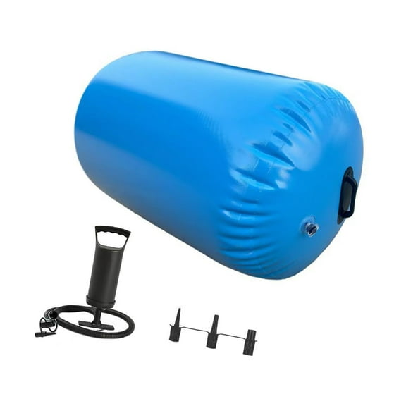 TTETTZ Gymnastics Roller Barrel Mat Inflatable Tumbling Roller for Back 0.9mx1m