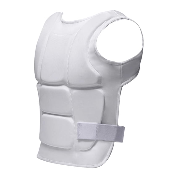 TTETTZ Karate Chest Protector Karate Guard Muay Thai Grappling Boxing Training Sparring Training Taekwondo Vest Body Protector XS 52cmx40cmx1.5cm