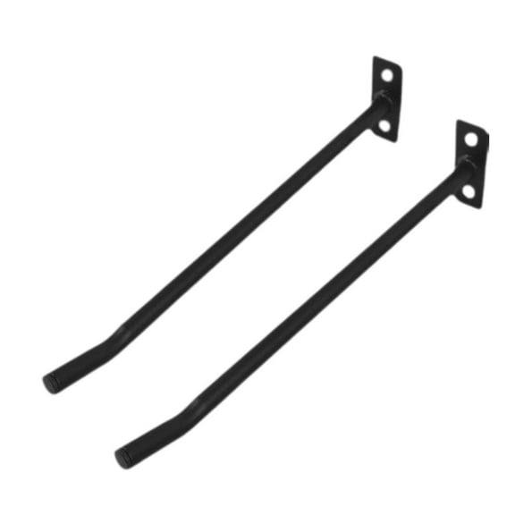 TTETTZ Wall Mount Exercise Ball Holder Fitness Ball Wall Rack for Cleaning Supplies 2PCS Black