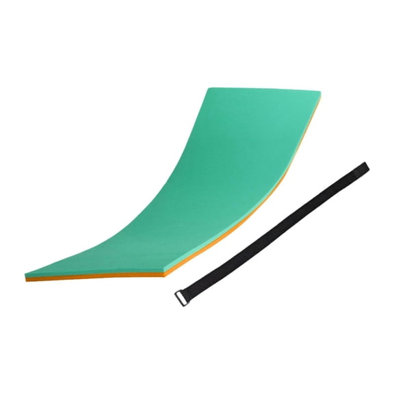 TTETTZ Water Float Mat Raft 150cmx55cmx2.2cm Float Blanket for Lake Summer Relaxing Green Orange