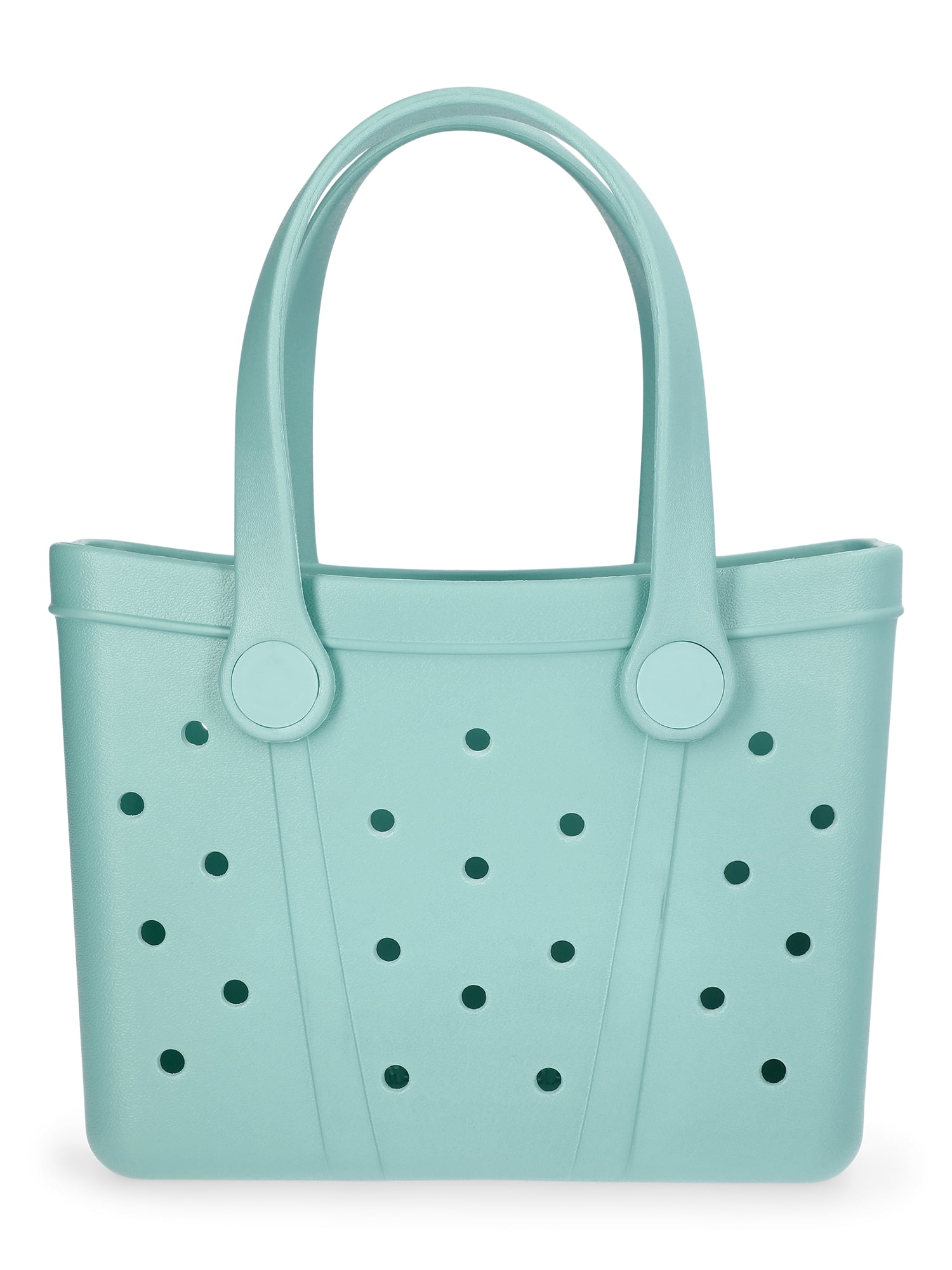 Time and Tru Women's Lightweight Mini Beach Tote Bag, Teal