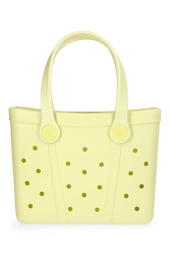 Women's Lightweight Mini Beach Tote Bag, Yellow