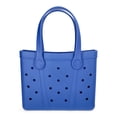 thumbnail image 1 of Time and Tru Women's Lightweight Mini Beach Tote Bag, Blue, 1 of 5