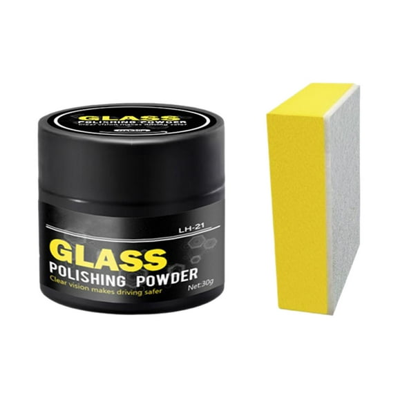 TTFDC Glass Scratch Remover Car Window Screen Cleaner 30g Glass Powder Scratches From Glass Car Windshield Scratch Remover Scratch Car Bumper And Decals Bumper Tape Car Bumper Protector Strip