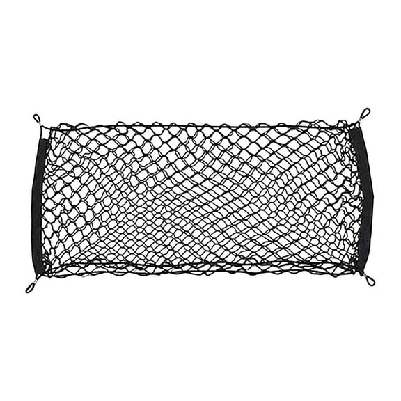 TTFDC Heavy Duty Cargo Net Stretchable Car Interior Accessories Adjustable Elastic Trunk Storage Net With Hook For SUVs Cars And Trucks Multifunction Car Foam Interior Trim Interior Lights Floorboard