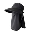 thumbnail image 1 of TTFDC Sun Cap Fishing Hat Face Cover UPF 50+ Unisex Adult Spring And Summer Face Covering Breathable Cap, Lightweight Outdoor Wide Brim Visor with Detachable Neck Flap & Face Cover Mask, 1 of 4