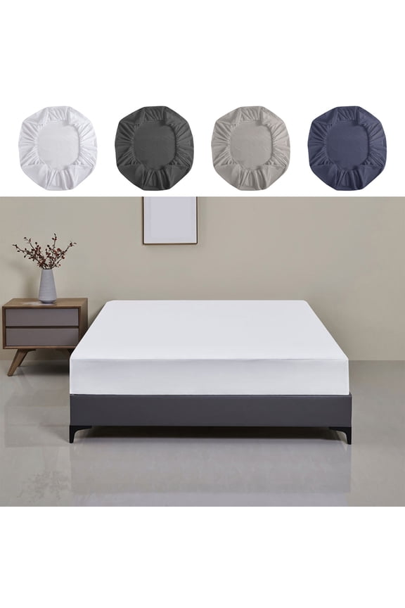 Bed Sheet Water Proof Bed Hats Mattress Cover Protective Cover Polyester TPU Water Proof Breathable Machine Washable Easy Drying