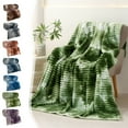 thumbnail image 1 of TTJ Blue Velvet Blanket 78.7 x 90.6 in Extra Large Plush Velvet Throw Thick Warm Coral Fleece Blanket Oversized Sofa Bed Nap Blanket Machine Washable Cozy Home Throw Blanket, 1 of 7