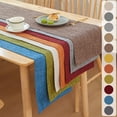 thumbnail image 1 of TTJ Boho Table Runner Table Runner Boho Long Sheer Table Runner Soft Gauze for Wedding Reception Bridal Shower Party Banquet Dining Table Decoration Use, 1 of 7