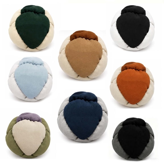 TTJ Classic Minimalist Canvas Sandbag Heavy-Duty Throw Bean Bag Durable Fill Toss Game For Outdoor Indoor Coordination Practice School Carnival Therapy Exercise Backyard Recreation Sandbag