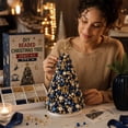 thumbnail image 1 of TTJ DIY Beaded Christmas Tree Kit, Handmade Jewelry Style Christmas Tree Craft Set With Beads And Ornaments, Creative Holiday Art Project For Adults, Home Office Decor And Gift (D), 1 of 6