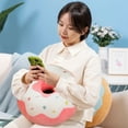thumbnail image 1 of TTJ Donut Shaped Thick Seat Cushion 15.7 in Memory Cotton Filled Round Chair Pad Non Slip Breathable Washable Comfort Cushion For Dining Office Patio Seating, 1 of 6