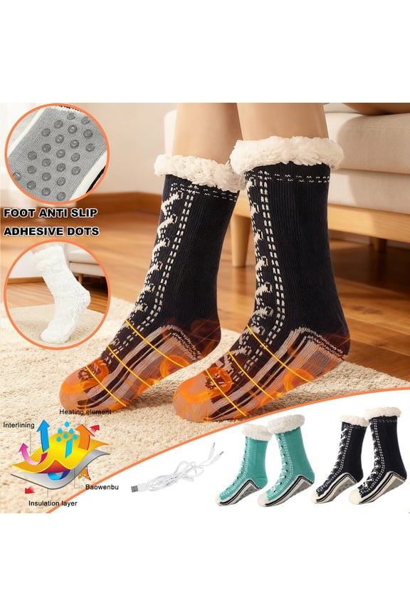Extra Thick Fuzzy Lamb Velvet Floor Sleeping Socks For Women, Ultra Warm Thermal Indoor Home Hosiery, Cozy Winter Foot Cover For Bedroom Dorm Maternity Rest Cold Weather Daily Use