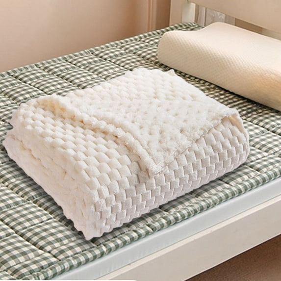 TTJ Flannel Office Sofa Lap Throw 59x39 in Soft Plush Facecloth Blanket Versatile Nap Blanket Machine Washable Lightweight Cozy Couch Blanket For Home Office Travel