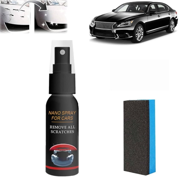 TTJ Gifts Car Scratch Removal Coating Spray 30 ml Nano Paint Repair Polish Scratch Filler Gloss Enhancer Oxidation Cleaner Restores Shine Quick Detail Pen Lightweight Portable Auto Care
