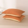 thumbnail image 1 of TTJ Gifts Two-Tone Anti-Sweat Pillowcase 18.9x29.1 in Breathable Hotel-Style Protective Cover Oil Proof Encasement Durable Machine Washable Home Bedding, 1 of 6