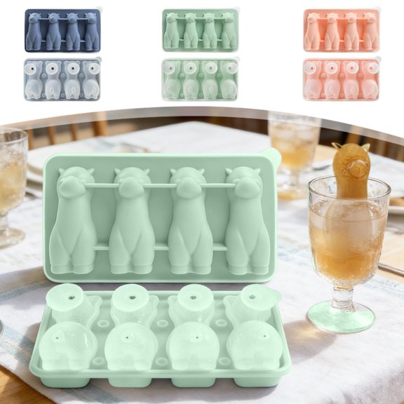 TTJ Ice Trays Ice Mold Stainless Steel Plates Dinner Plates Reusable Round Serving Platters for Camping Picnic BBQ Kitchen Restaurant Daily Use