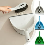TTJ Indoor Brooms Dustpan Besom and Dustpan Set Small Dustpan and Brush Set Hand Besom and Dustpan Set for Home Handheld Dustpan and Brush Set Cleaning Tool for Family