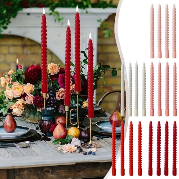 TTJ Large Candle Big Candle Long Thread Candle Decorative Centerpiece for Weddings Banquets Parties Holidays Elegant Table Decor Aromatherapy Pillar Candle Ambient Lighting Romantic Highlight