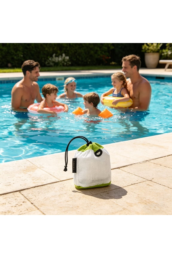 Mini Waterproof Drawstring Pouch Small Lightweight Storage Bag for Keys Cash Pool Beach Swimming Outdoor Activities Quick-Dry Portable Zip Pouch Travel Organizer