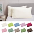 thumbnail image 1 of TTJ Pillowcase Set King Size 20x36 Inch Soft Brushed Microfiber Envelope Closure Fade Resistant Easy Care Smooth Pillow Covers for Home Bedding Sleep, 1 of 7