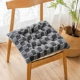 thumbnail image 1 of TTJ Quilted Plush Square Chair Cushion 16 in Thick Grid Pattern Non Slip Soft Seat Pad Comfortable Dining Office Tatami Chair Cushion For Home Living Room, 1 of 8