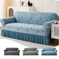 thumbnail image 1 of TTJ Reversible Water Resistant Couch Cushion Cover Sofa Protector For Pets Elastic Straps Foam Sticks Secure Fit Double Seat 145–185 cm Breathable Furniture Cover, 1 of 7