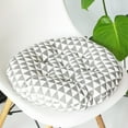 thumbnail image 1 of TTJ Round Linen Blend Plush Seat Cushion 16 in Non Slip Tatami Floor Pad Soft Breathable Chair Cushion For Dining Living Room Dormitory Home Seating Comfort, 1 of 6