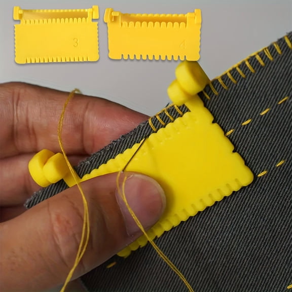 TTJ Sewing Assistant Tool Kit Compact Household Sewing Helper for Threading Positioning Measuring and Quick Fabric Craft Repairs DIY Projects Use