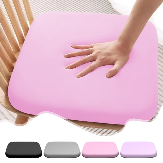 TTJ Slow Rebound Foam Seat Cushion Thickened Non Slip Stool Chair Pad Comfortable Ergonomic Breathable Cushion For Kitchen Restaurant Classroom Office Car Use