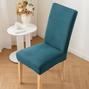 TTJ Stretch Dining Chair Slipcover Single Elastic Seat Protector Stretchy Spandex Chair Cover Machine-Washable For Wedding Banquet Kitchen Dining Room Seat Saver