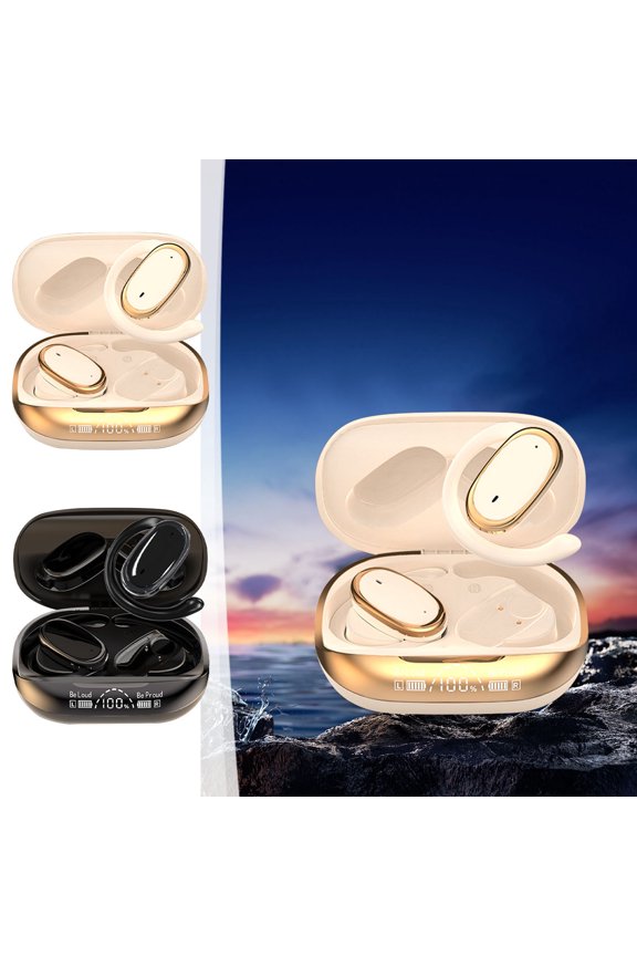 Wireless Bluetooth Over-Ear Headphones 2026 Model Active Noise Cancellation Touch Controls Extended Battery Life Foldable Comfort Ear Cushions Hands-Free Mic Portable Audio