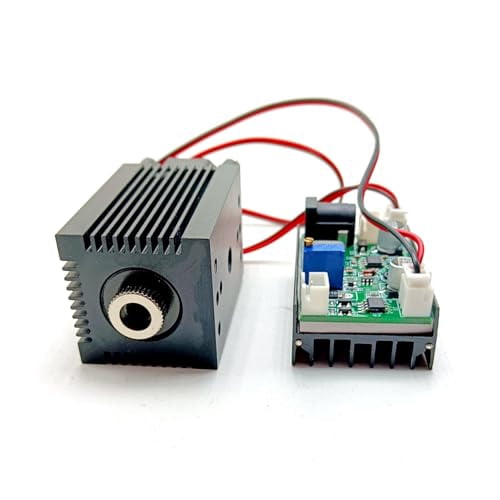TTL Adjustable 405nm Violet/Blue Laser Diode Module Dot/Line/ Light 12V ...