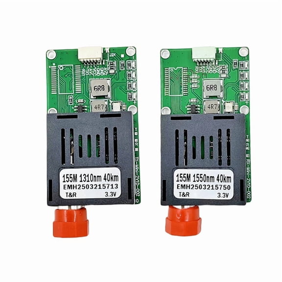 TTL Optical Transceiver Module for Drone FC RX/TX/AV/VCC/GND Interface 40KM UART/SBUS to Fiber Optical Terminal