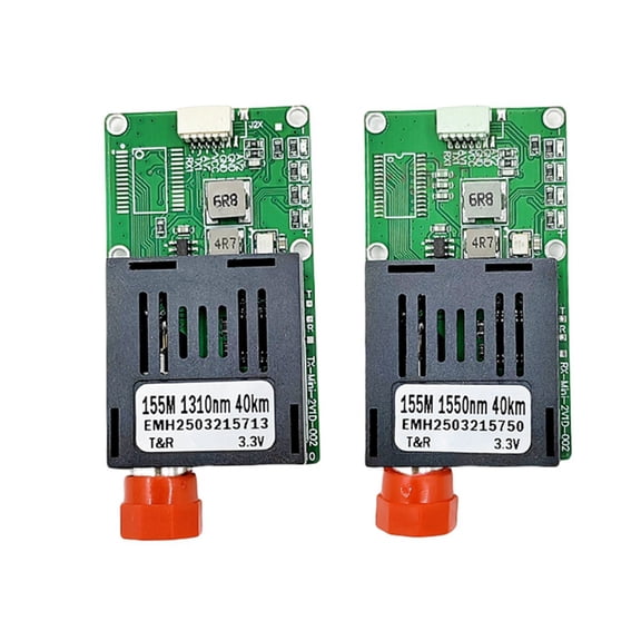 TTL Optical Transceiver Module for Drone FC RX/TX/AV/VCC/GND Interface 40KM UART/SBUS to Fiber Optical Terminal