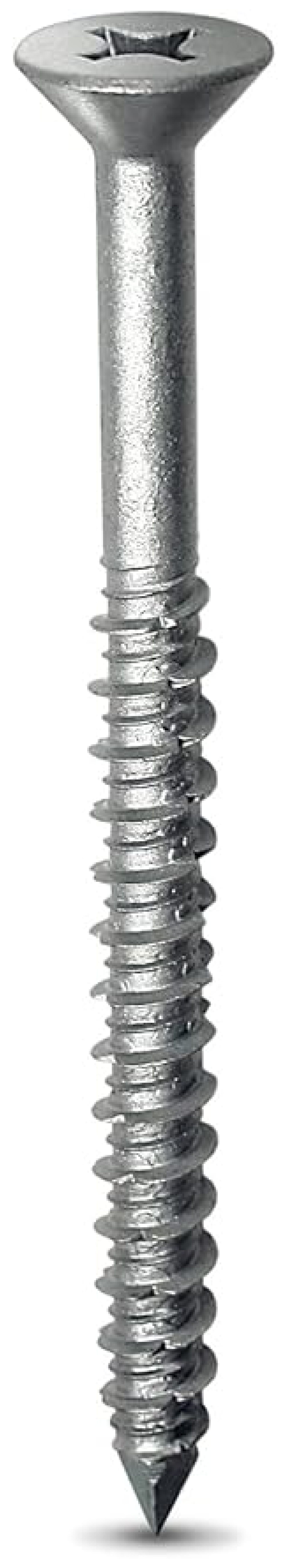 TTN25314PFSS Titen 1/4 in. x 3-1/4 in. Phillips Flat-Head Stainless-Steel Concrete and Masonry Screw (100-Qty)