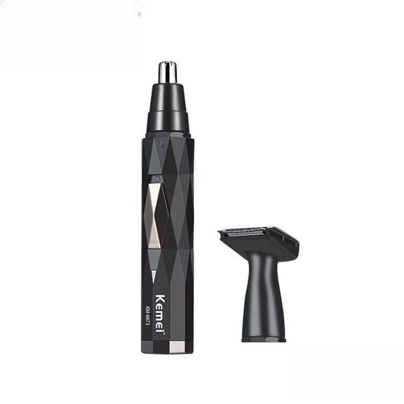 TTOOGO Nasal hair trimmer/Portable electric facial and sideburn trimmer 2-in-1 nose hair trimmer