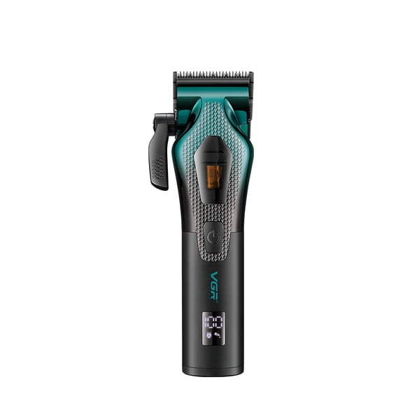 TTOOGO Professional Hair Clipper, Cordless Hair Cutting Machine with Vector Motor, DLC Coated Blade, LED Display, Adjustable Taper Lever, USB Rechargeable Barber Clipper for Men