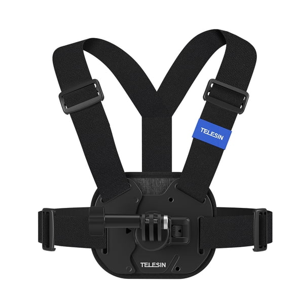TTOOGO Quick Release Chest Harness Mount, Adjustable Action Camera Chest Strap with Quick Detach Base for Compatible with GoPro HERO 12, Insta360 Cameras and for Action 4