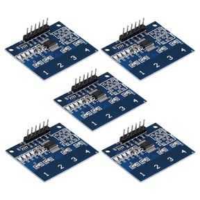 TTP224 Capacitive 4 Channels Touch Switch Module 4 Key Induction IC 2.4V to 5.5V Level State Indicator Onboard Module