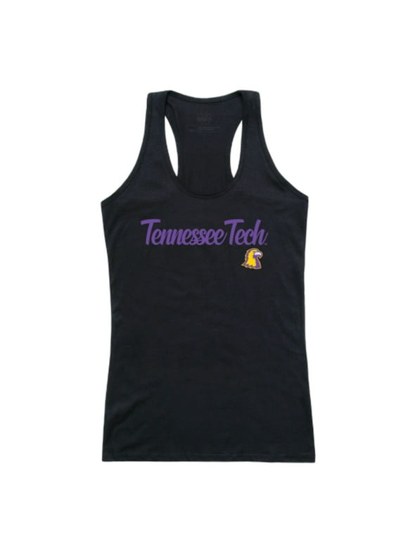 TTU Tennessee Tech University Golden Eagles Womens Script Tank Top T-Shirt Black Small