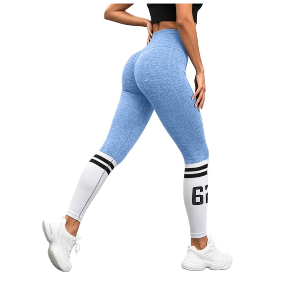 TTUHYWXI Cellumove 3D Legging Seamless Tummy Control Women Workout Leggings (Sky Blue,M)
