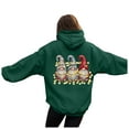 thumbnail image 1 of TTUHYWXI Christmas Hoodies for Women Fashion Graphic Sweatshirts Casual Long Sleeve Hooded Christmas Hoodies for Girls Teen (Green, M), 1 of 8